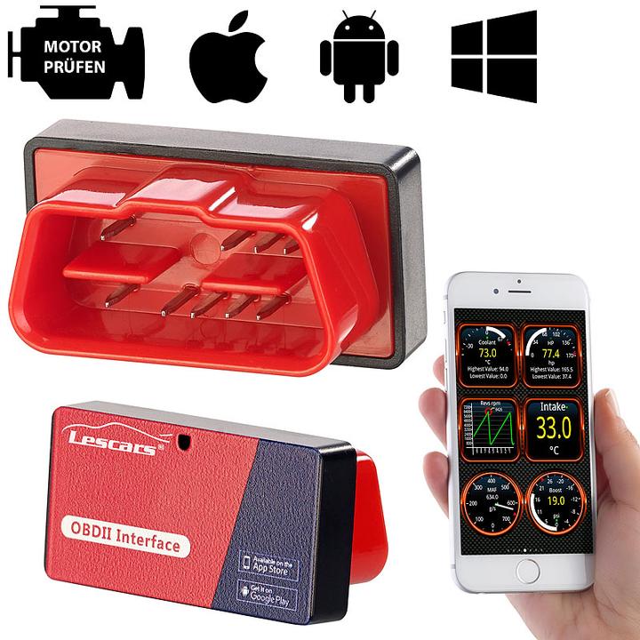 Image du produit Lescars Adaptateur OBD2