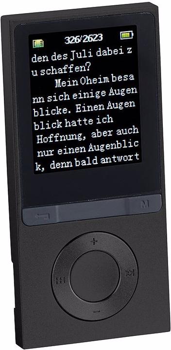 Produktbild Auvisio MP3-Player mit UKW-Radio & E-Book-Reader