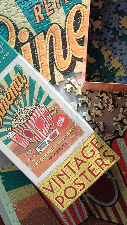 Image du produit Tactic Puzzle 1000 Vintage: Retro-Kino (1000 pièces)
