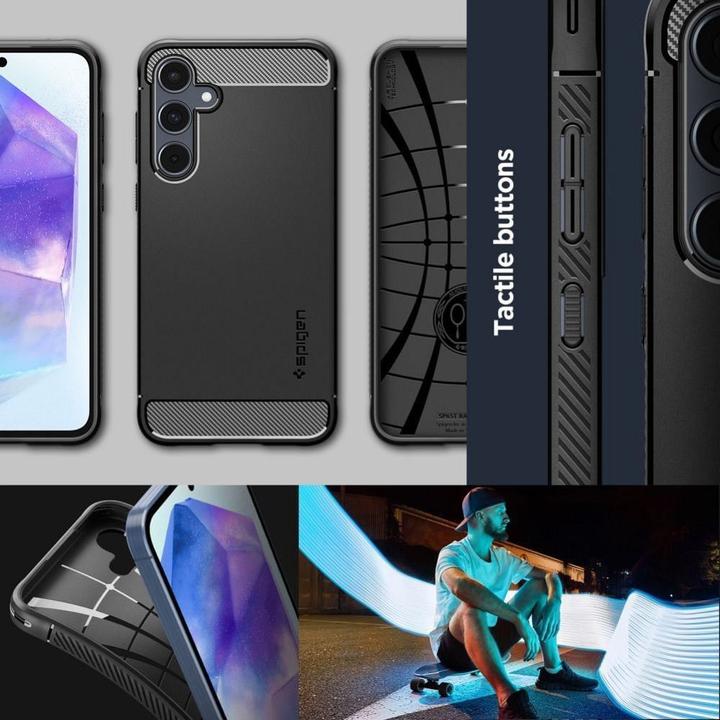 Actual product image Spigen Rugged Armor (Samsung Galaxy A55)