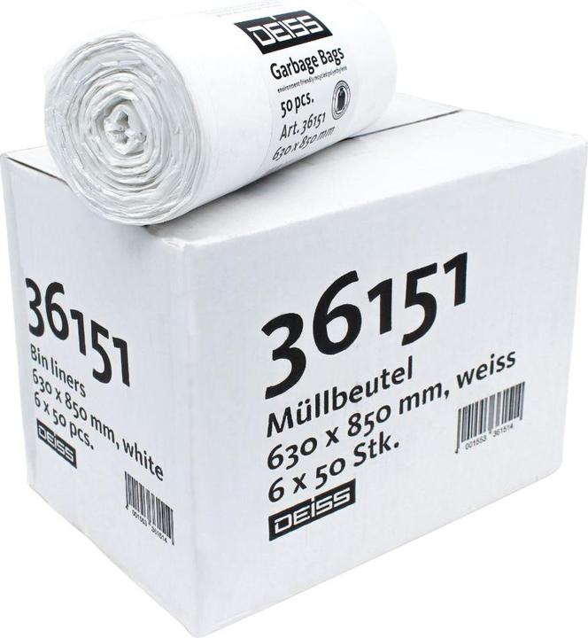 Produktbild Deiss LDPE Müllsäcke 80 Liter, 36151 - Rolle / 80 Liter (1 x, 80 l)