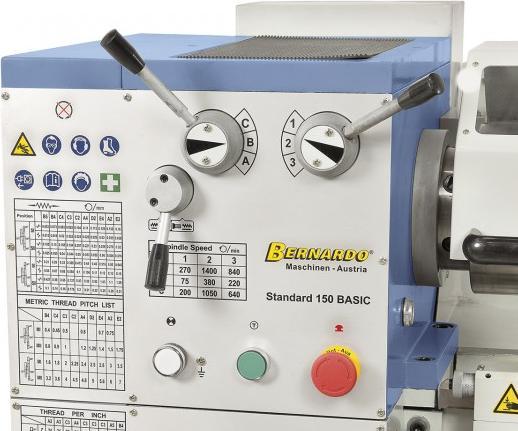 Produktbild Bernardo Cantina Bernardo - Leit- und Zugspindeldrehmaschine Standard 150 Basic