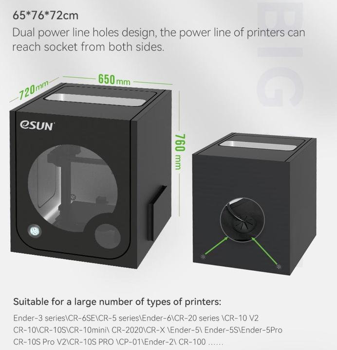 Produktbild eSUN 3D-Druckerzelt (Cabinet)