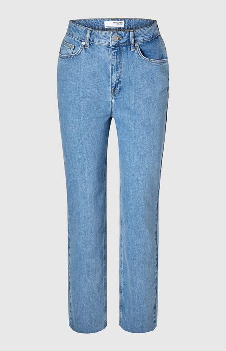 Selected Femme High Waist Straight Fit Jeans (W26/L32)