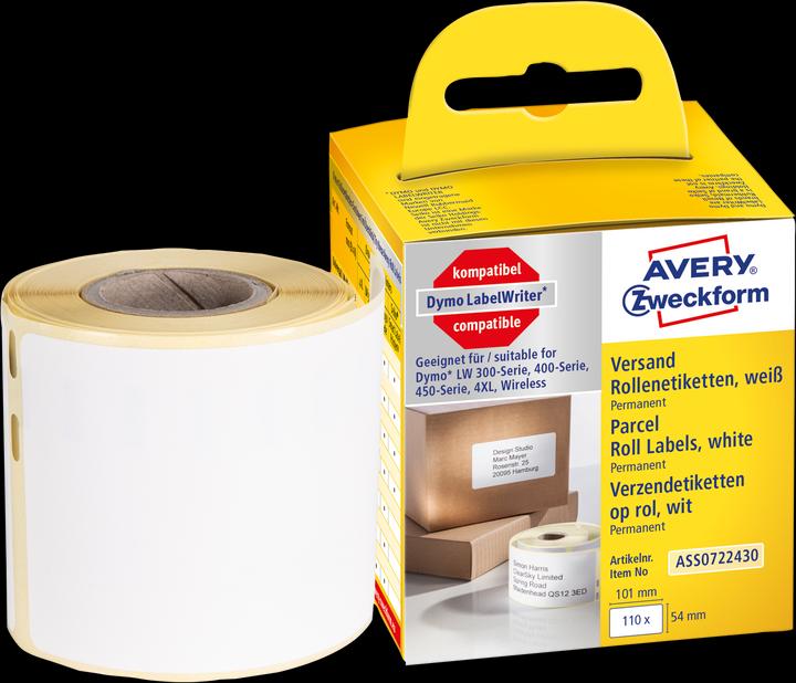 Produktbild Avery Rollenetiketten