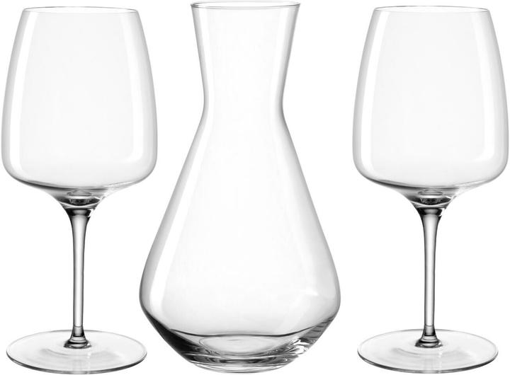 Actual product image Leonardo Cesti carafe 1.2 l, 3-piece, grey/transparent (1.20 l)