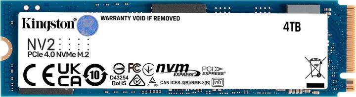 Actual product image Kingston NV2 (4000 GB, M.2 2280)