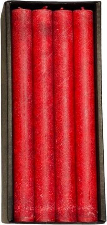Actual product image Schulthess Kerzen Stick candle 24 x 2.2 cm 4 pieces, scarlet red (4 pcs.)