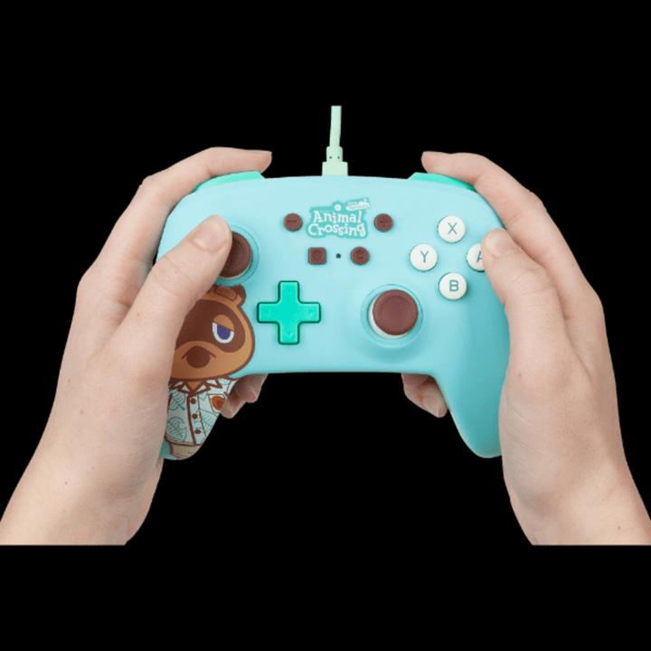 Image du produit PowerA Pro Controller con filo - Animal Crossing - Tom Nook (Switch)