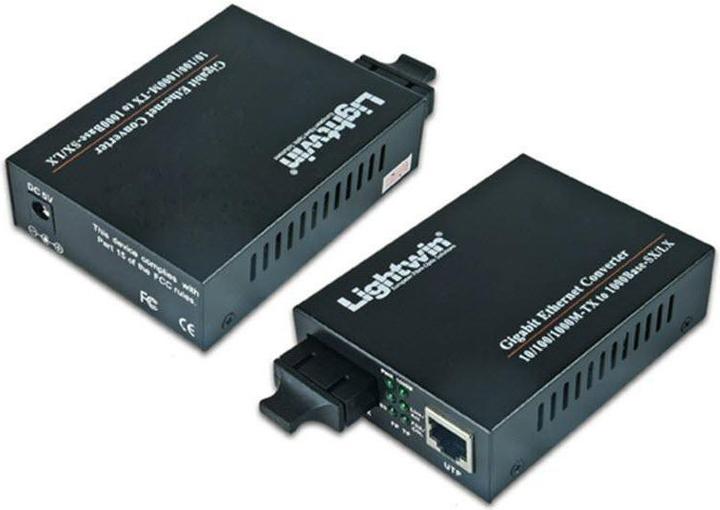 Produktbild Wirewin Medienkonverter LWC 10/100/1000 MM-2 SC (Media Konverter)