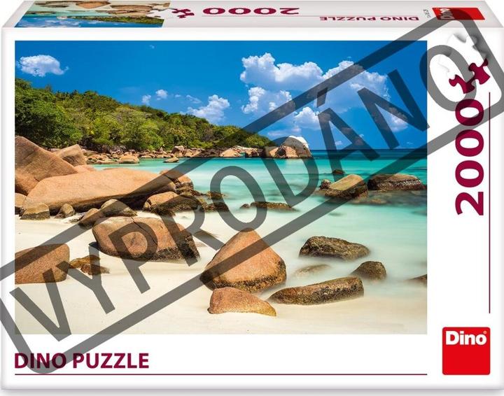 Actual product image Dino Puzzle 2000 pieces Beach (2000 pieces)