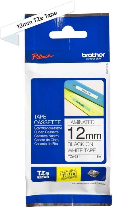 Produktbild Brother TZE231CIV (1.20 cm, Weiss, Schwarz)