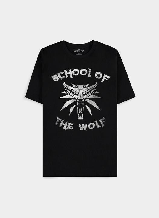 Actual product image Difuzed The Witcher - School Of The Wolf Men's Short Sleeved T-shirt - XL (XL)