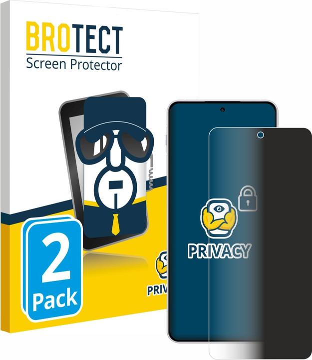 Productafbeelding BROTECT Anti-spionnetje privacyfolie Beschermfolie tegen blauw licht (2 Stuk, OnePlus Nord 4)