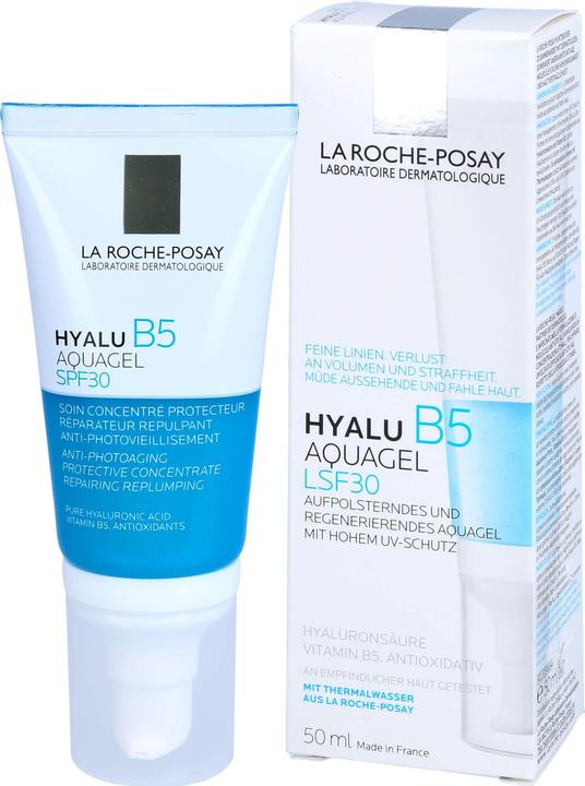 Actual product image La Roche Posay Hyalu B5 Aquagel UV German/Italian/French Gel (50 ml, Day cream, SPF 30)