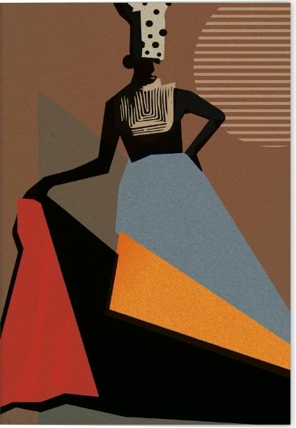 Immagine prodotto VE Motivo pieghevole Africa colorata (5 pz.)