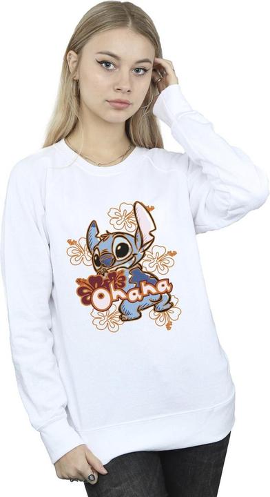 Produktbild Disney Lilo And Stitch Ohana Orange Hibiscus Sweatshirt (XXL)