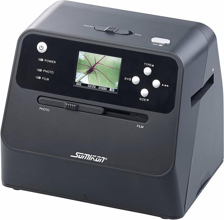 Produktbild Somikon 2-mal: 3in1-Stand-Alone-Foto-, Dia- & Negativscanner