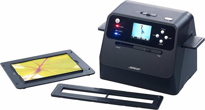 Produktbild Somikon 2-mal: 3in1-Stand-Alone-Foto-, Dia- & Negativscanner