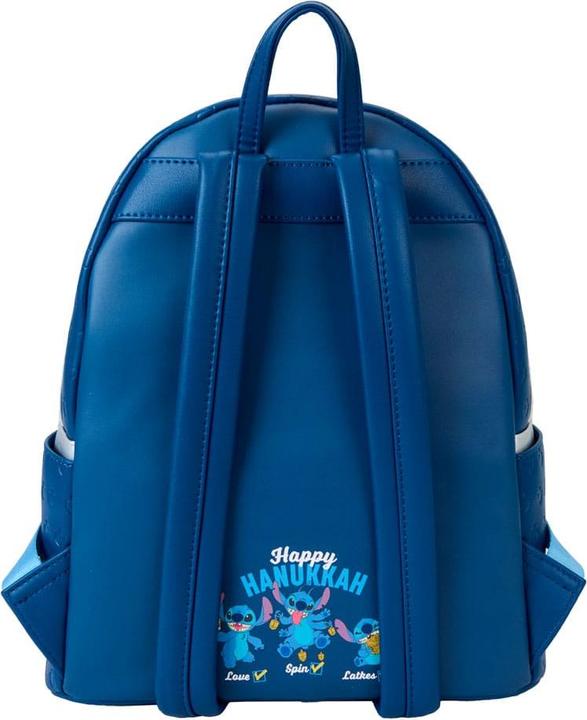 Actual product image Loungefly Lilo & Stitch by mini backpack Menorah Stitch