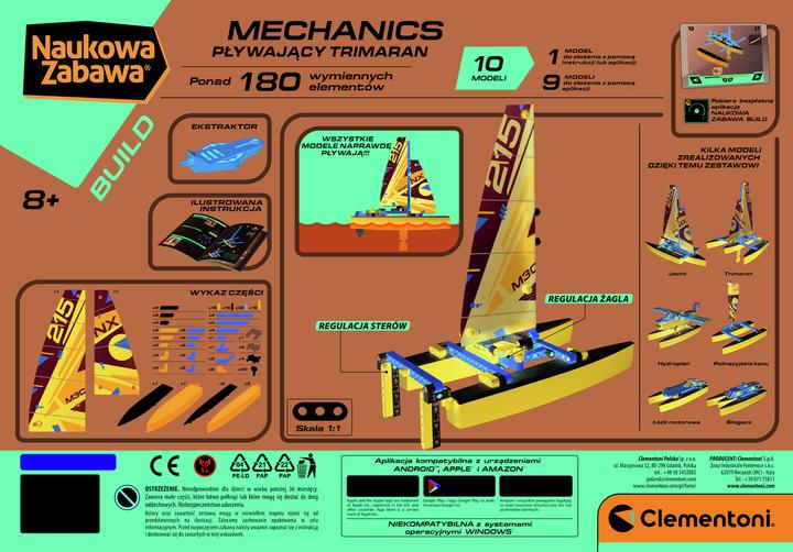 Actual product image Clementoni Laboratory mechaniki Pływający Trimaran