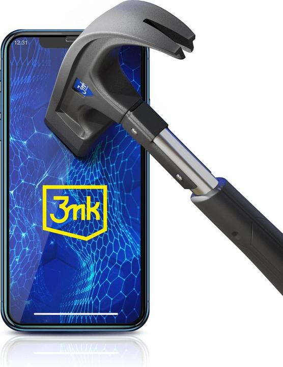 Produktbild 3MK HardGlass Max Lite for iPhone Xr / 11 black frame (1 Stück, Apple iPhone XR)