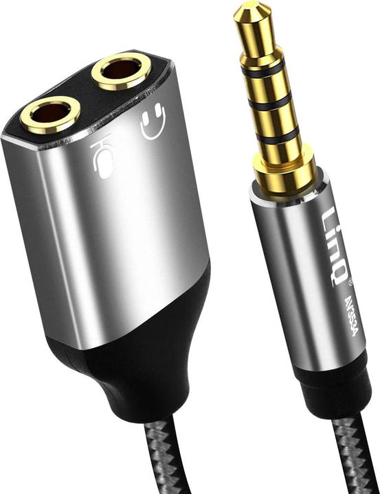LinQ AV3534 Audio splitter (3.5mm jack, 3.5mm jack)