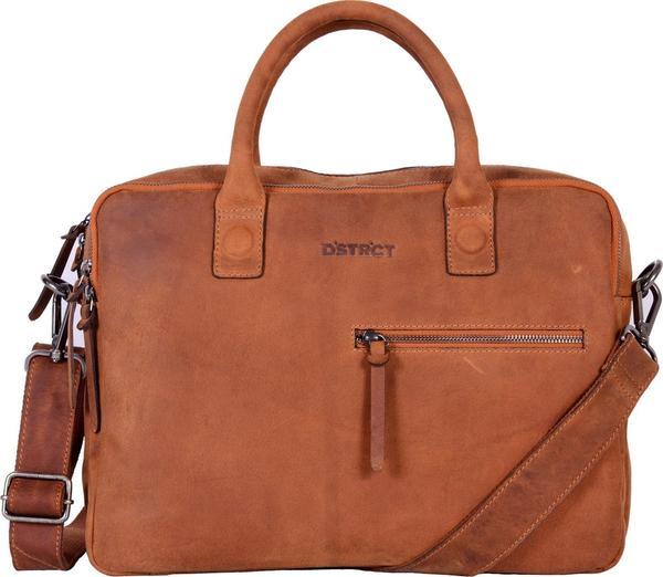 DSTRCT Wall Street Business Laptoptas 15.4" Double Cognac (15.40")