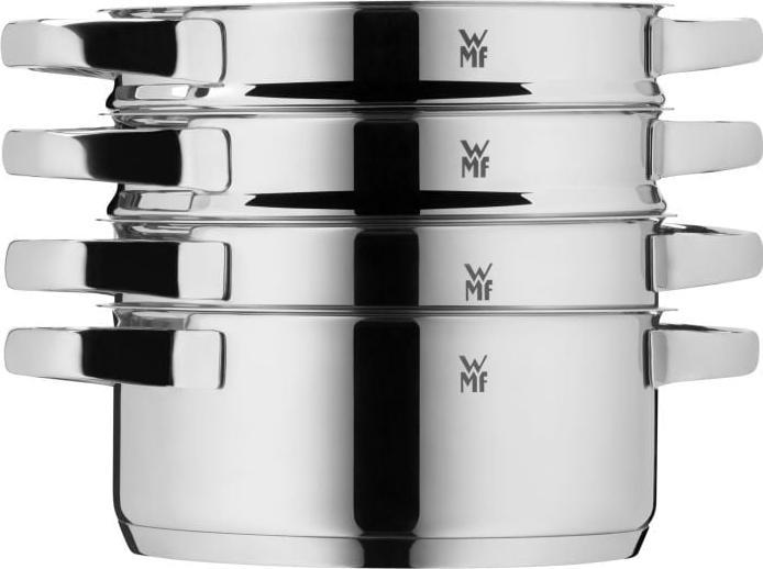 Produktbild WMF Compact Cuisine Kochgeschirr-Set (24 cm, Pfannenset + Topfset, Edelstahl)