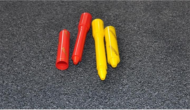Actual product image Malinos wax crayons 3-in-1 (Black, Brown, Dark Blue, Light blue, Light green, Lilac, White, Red, Green, Yellow, Orange, Rose, 12 x)