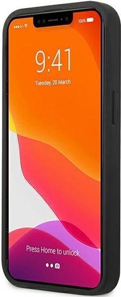 Produktbild Mercedes AMG AMHCP14MGSEBK iPhone 14 Plus 6,7" czarny/black hardcase Leather Debossed Lines (Apple iPhone 14 Plus)