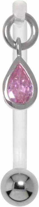 Rose vif, Silver, Transparent