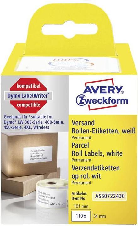 Produktbild Avery Rollenetiketten