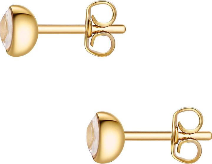 Produktbild Glanzstücke München Damen Sterling Silber Bergkristall gelbgold - 28689 (Sterling Silber)