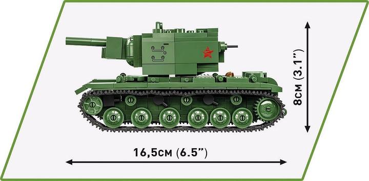 Actual product image Cobi Historical Collection 2731 - KV-2 Panzer WWII, 510 terminal blocks
