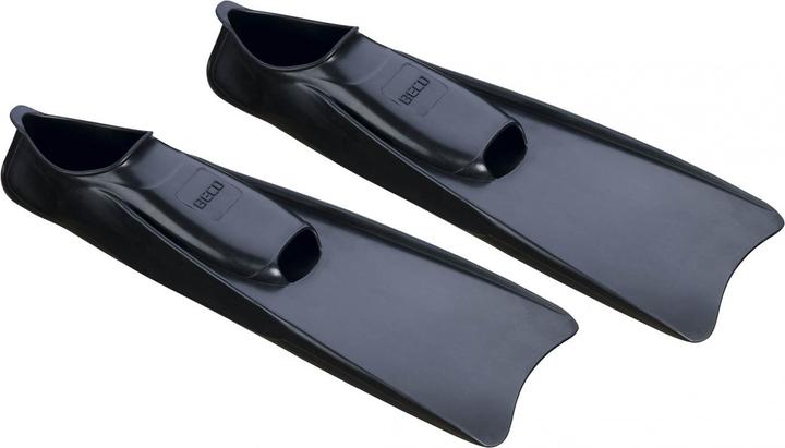 Beco Unisex - Adult silicone short fin-9910 short fin, black, 44/45 (44, 45)