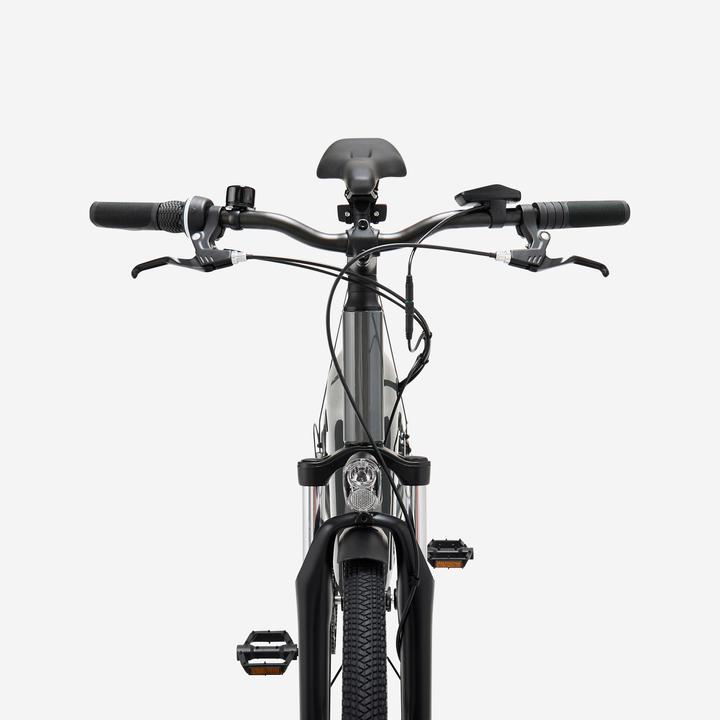 Produktbild Rockrider E-Bike SUV Trekking 28 Zoll E-ACTV 100 hoher Einstieg anthrazitgrau (48 cm)
