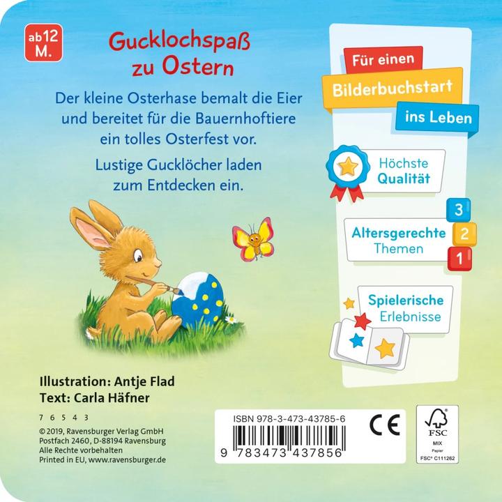 Produktbild Ravensburger Mein Gucklochbuch: Frohe Ostern (Deutsch)