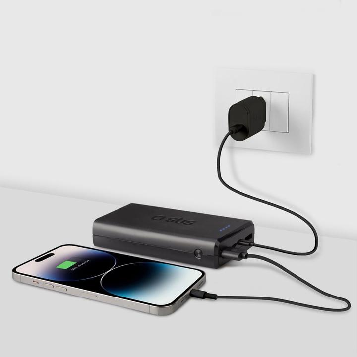 Produktbild SBS Fast Charge Powerbank (20000 mAh, 10 W, 74 Wh)