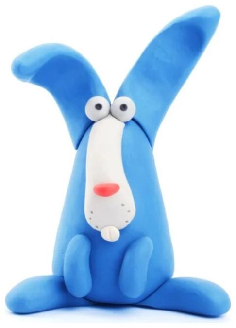 Produktbild TM Toys Hey clay 440024 Constructions with clay (with Ios & Android App function). Rabbit - Air Dry, 5 color