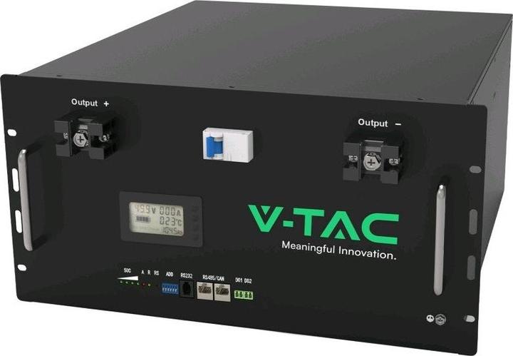 V-TAC VT48200B LithiumSpeicherbatterie für Photovoltaik48 V, 200 Ah, 96kWh (48 V, 200 Ah)