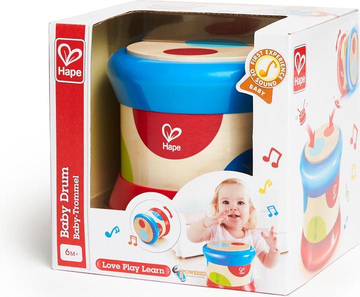 Actual product image Hape Baby drum