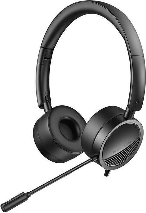 Actual product image NewBee New Bee NB-H360 wired headphones with microphone (black) (Cable)