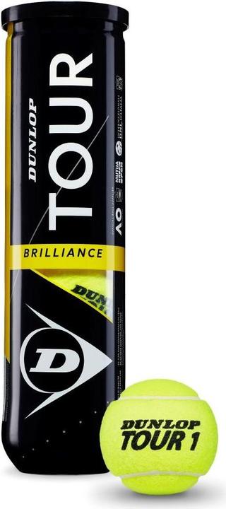 Produktbild Dunlop Tennis balls TOUR BRILLIANCE 4-tube ITF