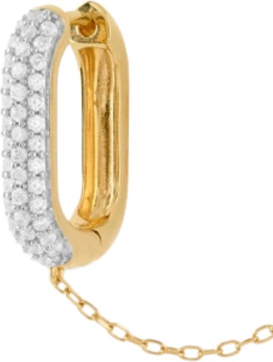 Produktbild Guess 17MM NUANCE PAVE&PEND EARCUFF Ohrringe (Sterling Silber)