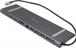 Produktbild Dexlan 14 in 1 Type-C Docking Station MST Function (USB-C, 6 Ports)