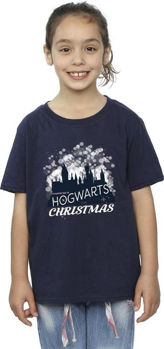 Image du produit - T-shirt HOGWARTS CHRISTMAS - Fille (140, 146)