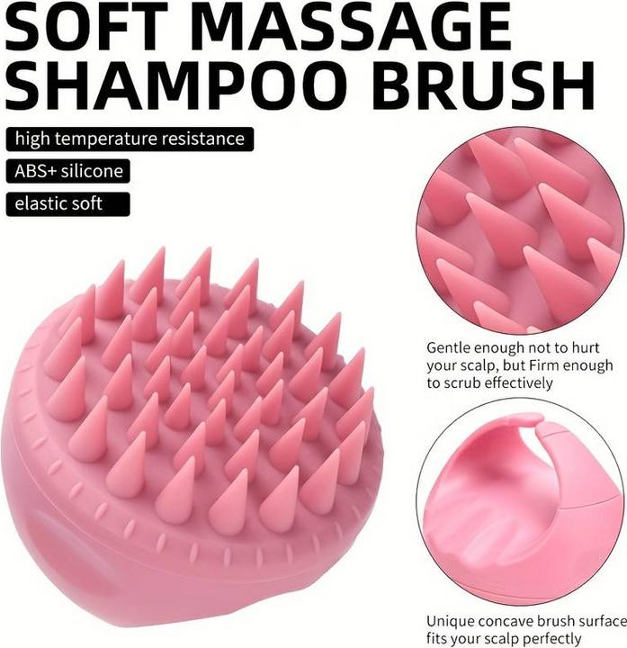 Produktbild PhoneLook Silikonbürste Kopfhautmassage Mintgrün