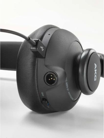 Immagine prodotto AKG Tipo chiuso che copre l'intero orecchio. Cuffie wireless K371 BT (Nessuna soppressione del rumore, 40 h, Senza fili)