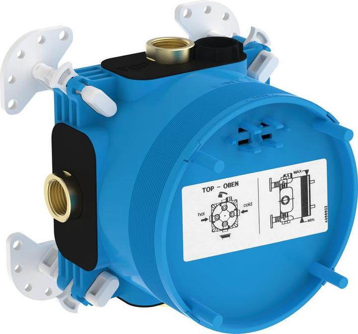 Actual product image Ideal Standard IDS flush-mounted kit 1 EASY box for bath and shower arm. Individual thermostats